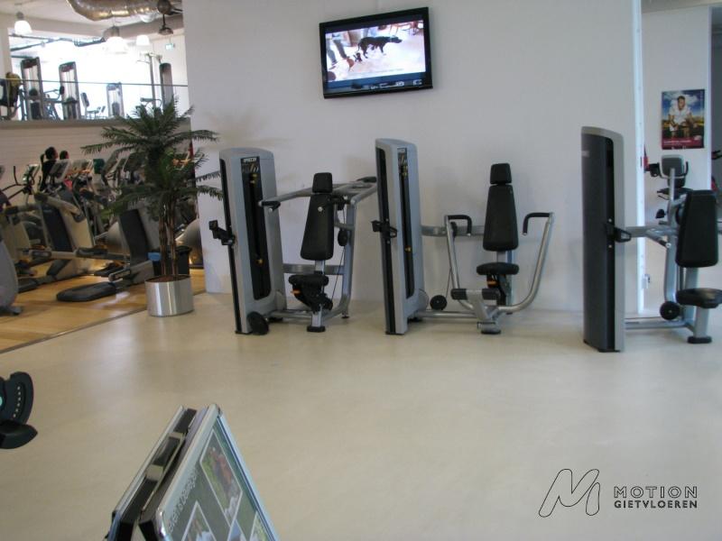 Gietvloer fitness center